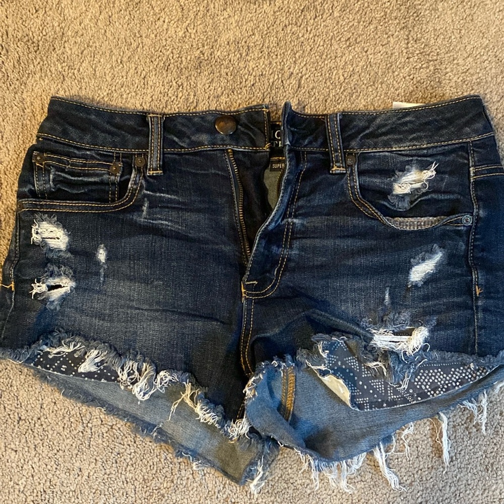 American Eagle stretch denim shorts